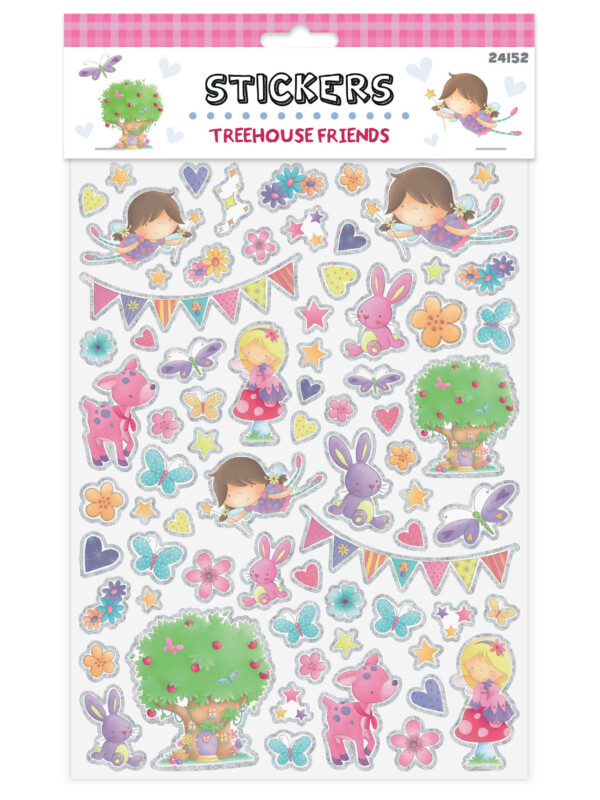 24152 Treehouse Friends Bumper Sticker