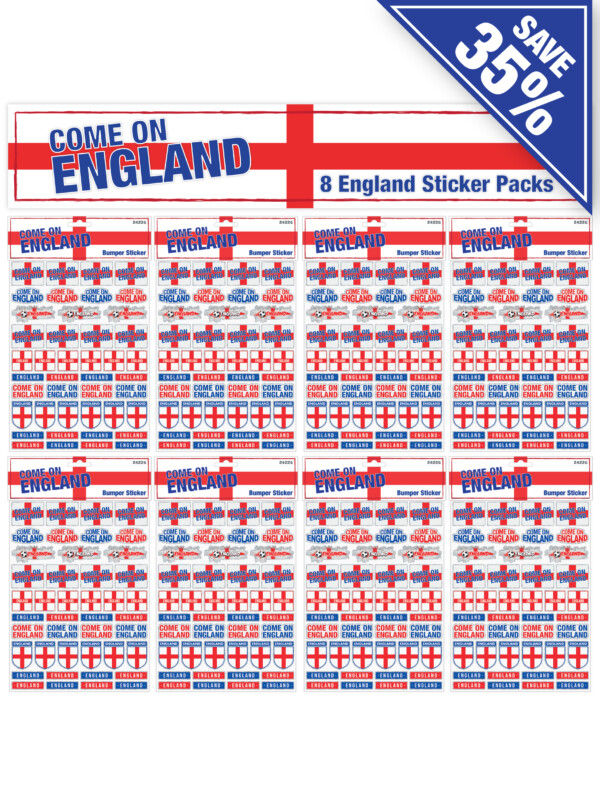 England Football World Cup 8pc Party Pack